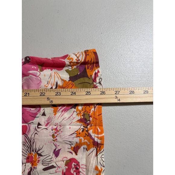 Sundance Womens Medium Cotton Split Neck 3/4 Sleeve Embroidered Tunic Top Blouse - Picture 7 of 12